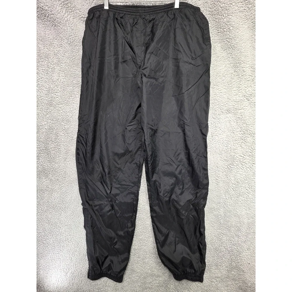 Nike Track Windbreaker Pants Mens XXL Baggy Hip Hop Utility Y2K Wide Vintage - Picture 6 of 14